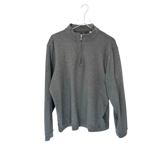 John Ashworth Co. Link Soul Men's Gray Half Zip Golf Pullover Shirt Large - Picture 1 of 10